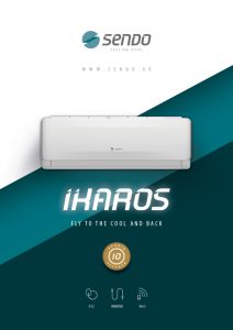 Sendo Ikaros SND-09IKS-ID / SND-09IKS-OD Κλιματιστικό Inverter 9000 BTU A++/A+ με Ιονιστή και WiFi